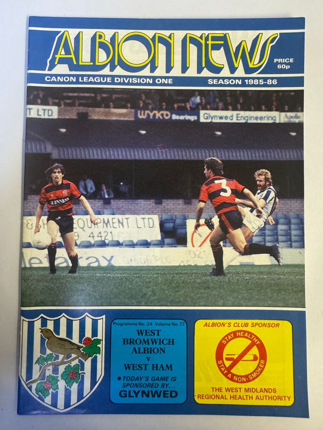 WBA v West Ham 3/5/86