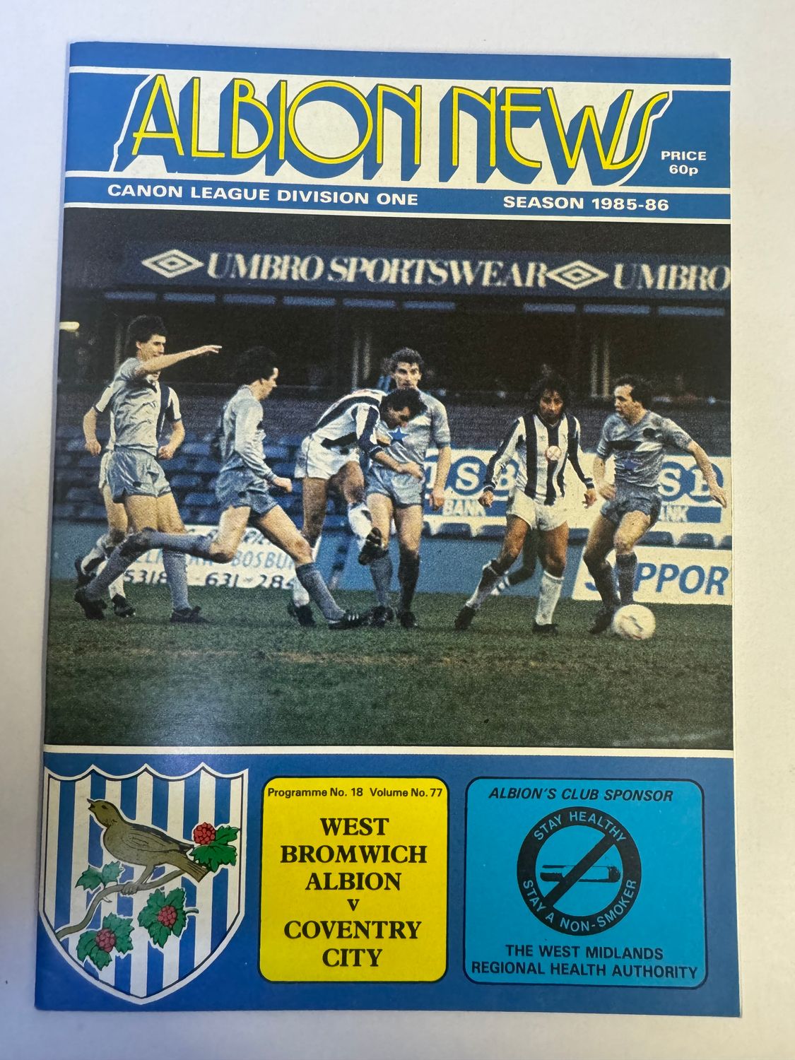 WBA v Coventry City  1/3/86