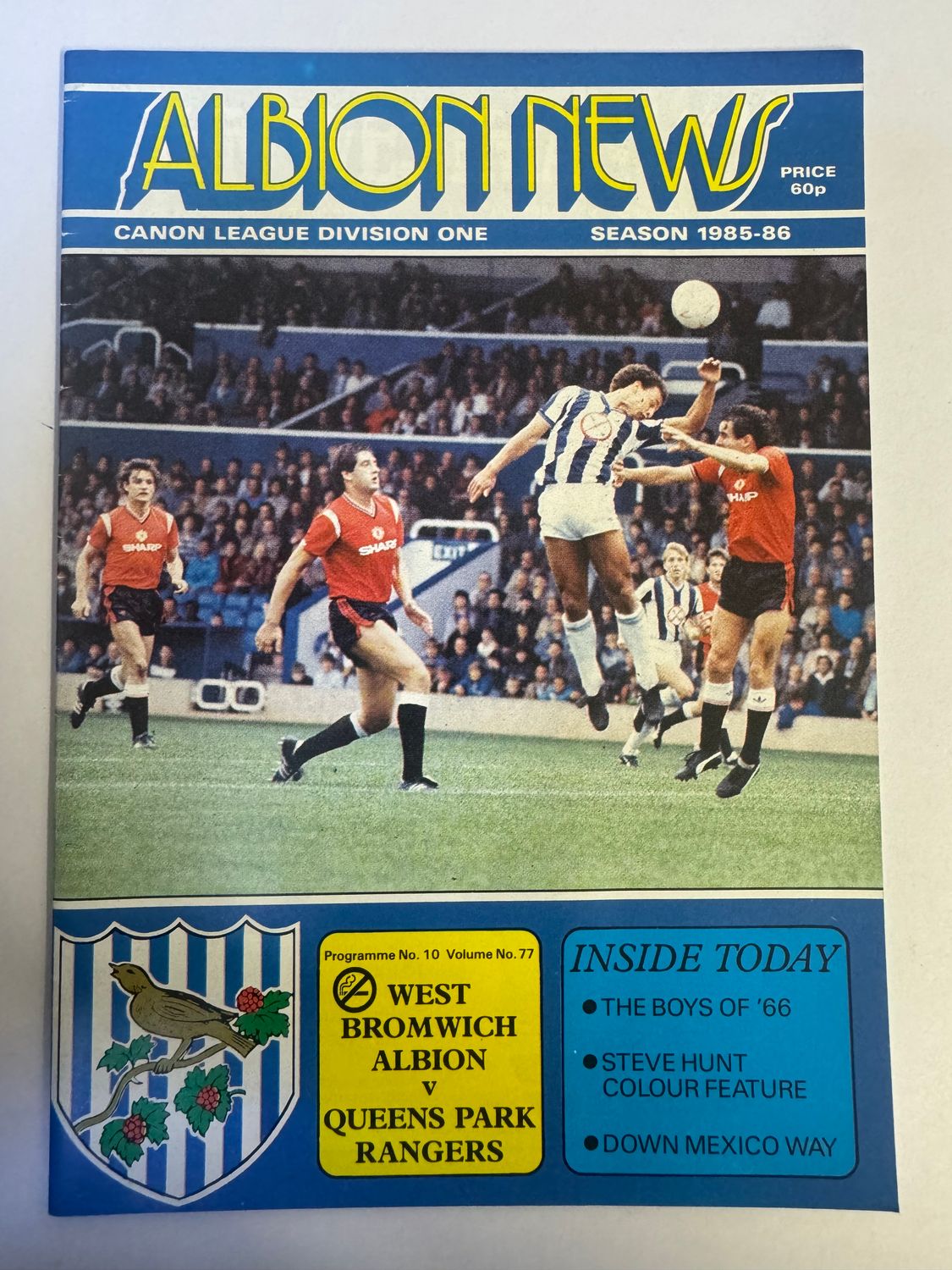 WBA v QPR 9/11/85