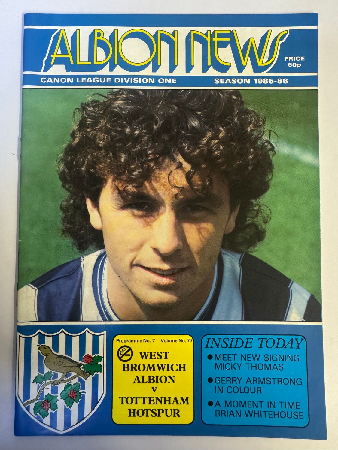 WBA v Tottenham 5/10/85