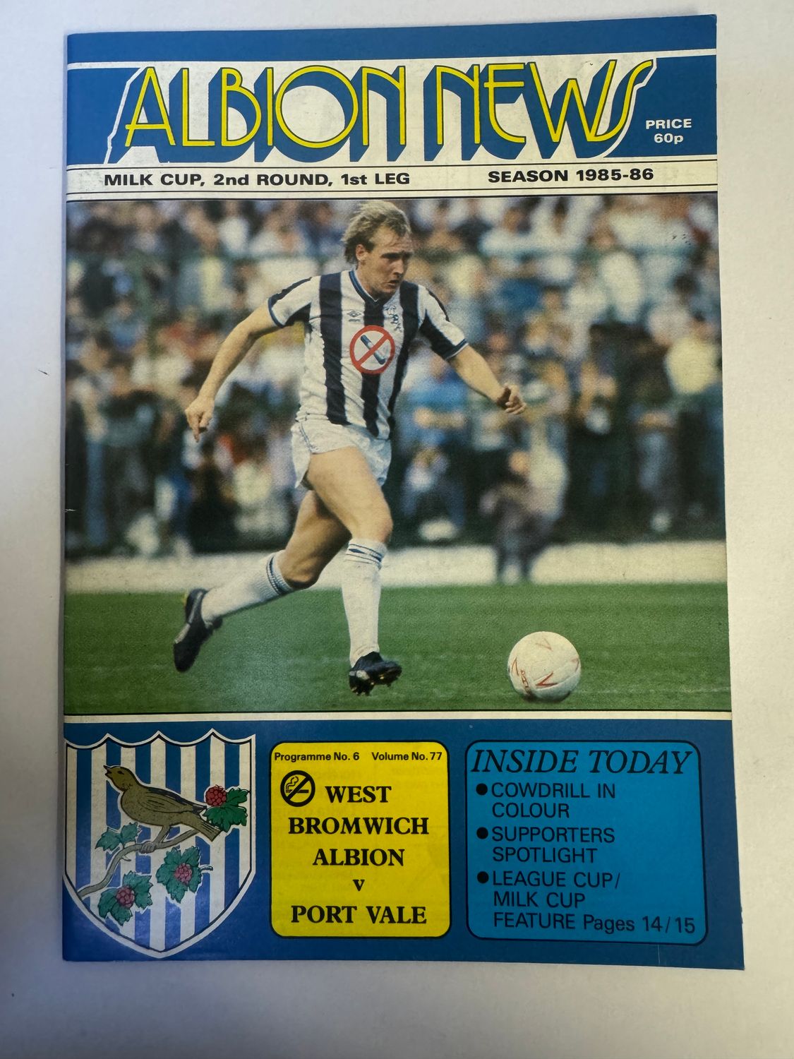 WBA v Port Vale 24/9/85