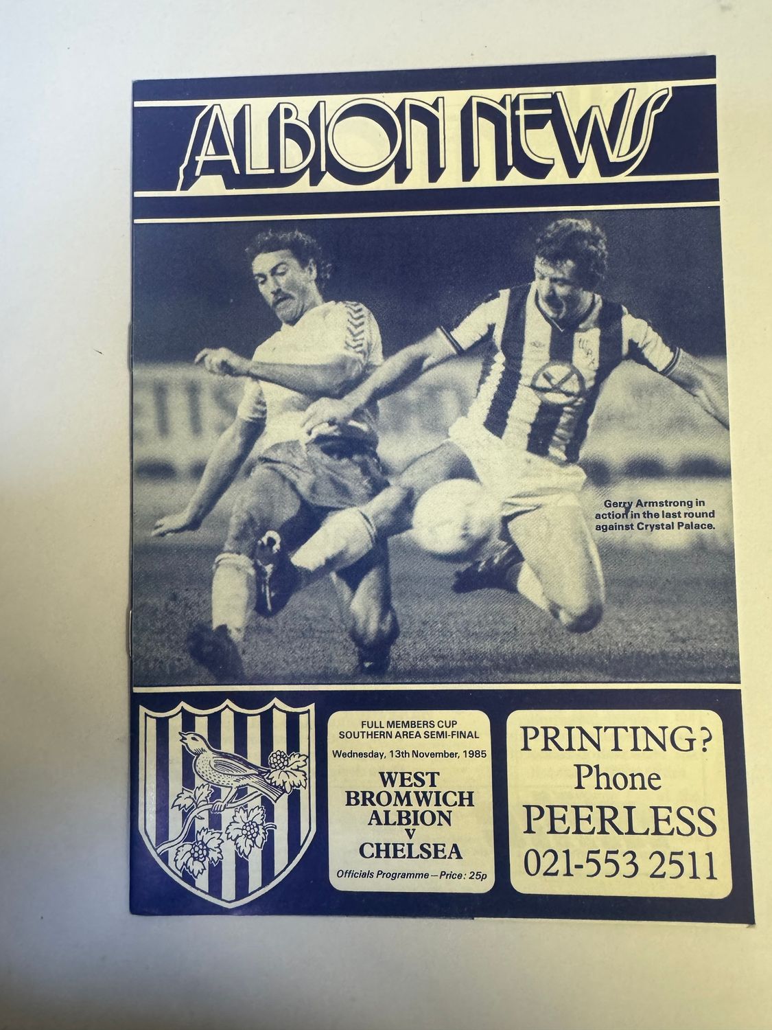 WBA v Chelsea 13/11/85