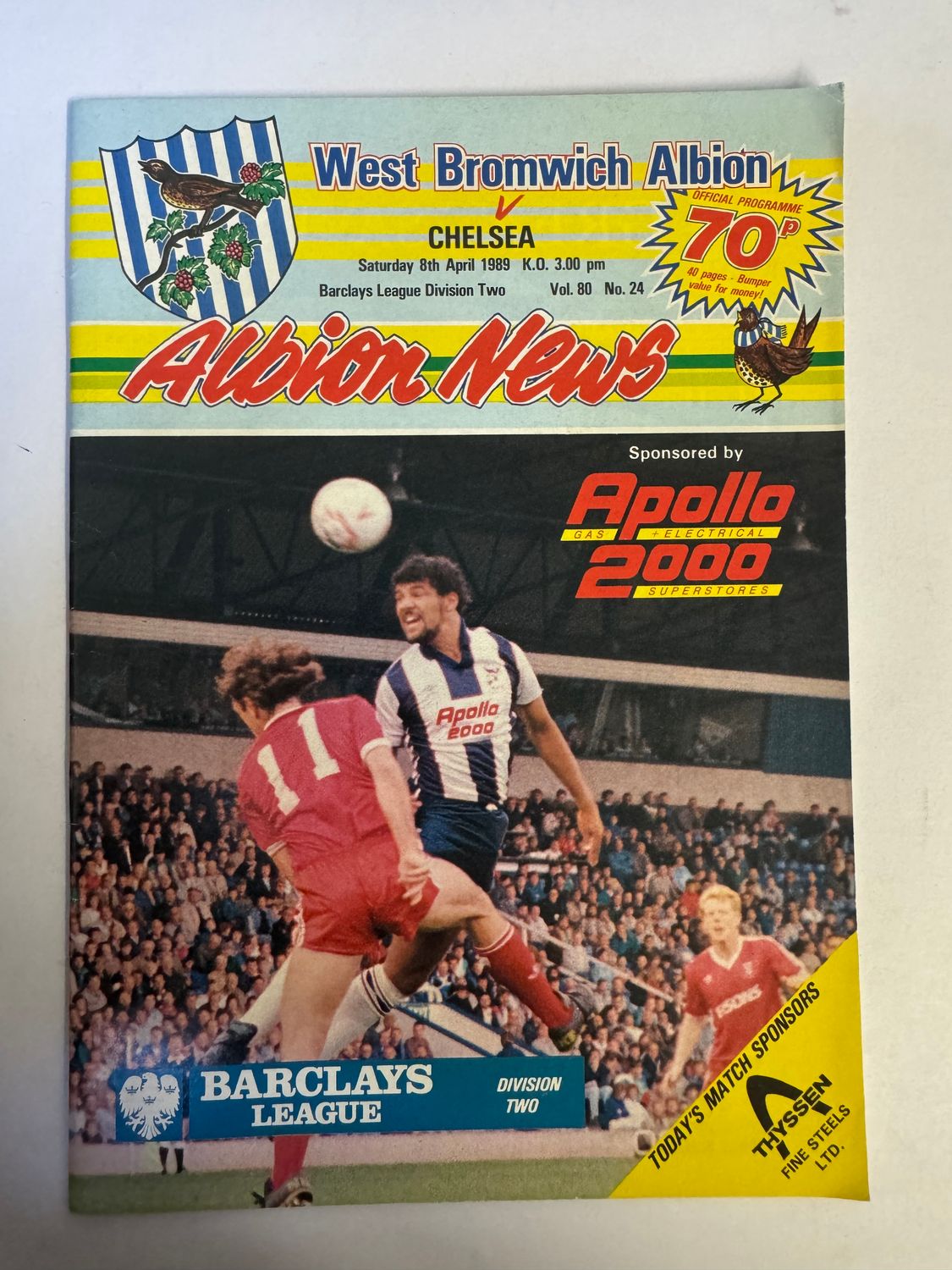 WBA v Chelsea 8/4/89