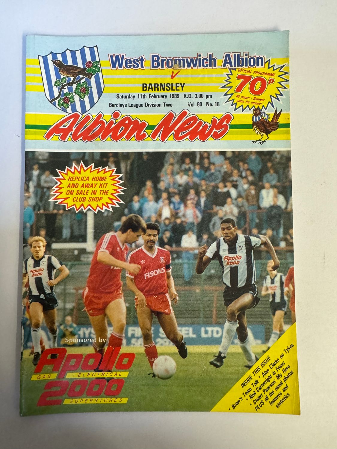 WBA v Barnsley 11/2/89