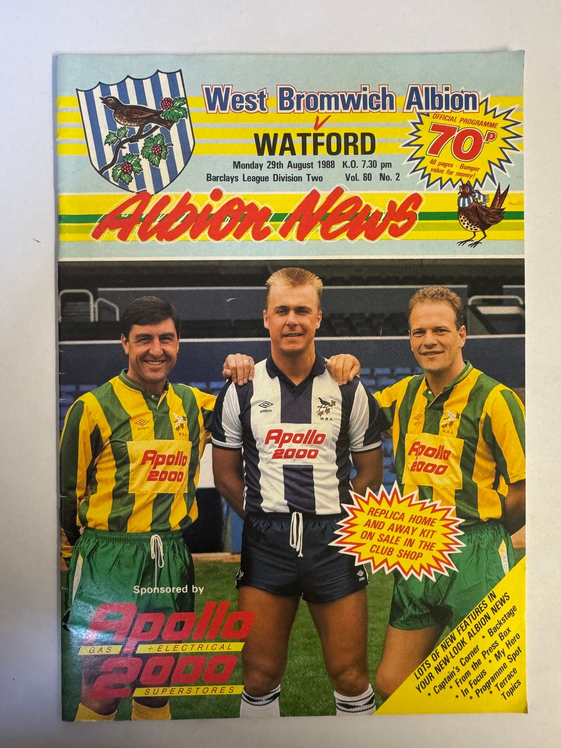 WBA v Watford 29/8/88