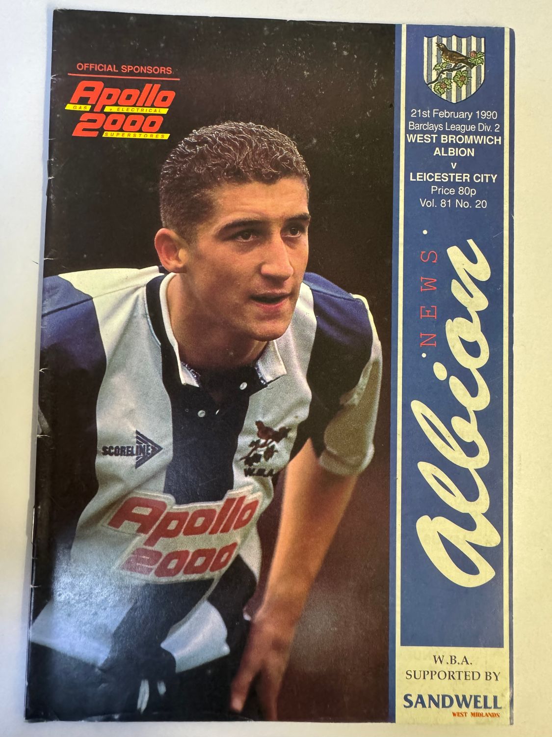WBA v Leicester 21/2/90