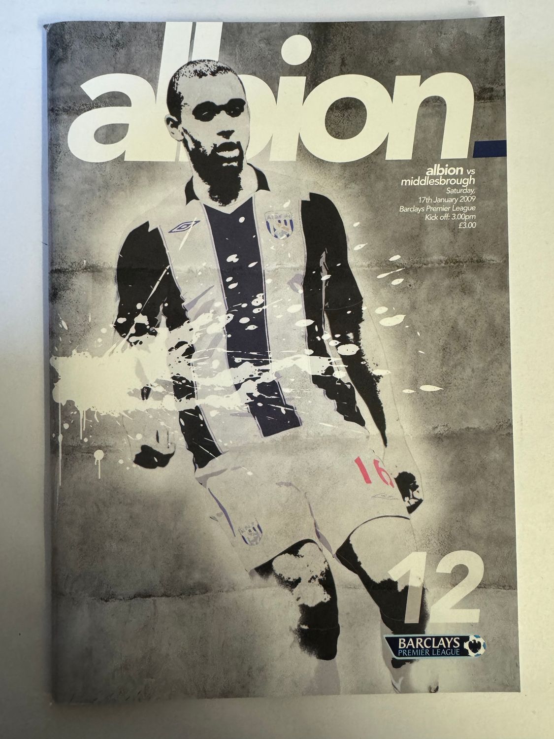 WBA v Middlesbrough 17/1/09