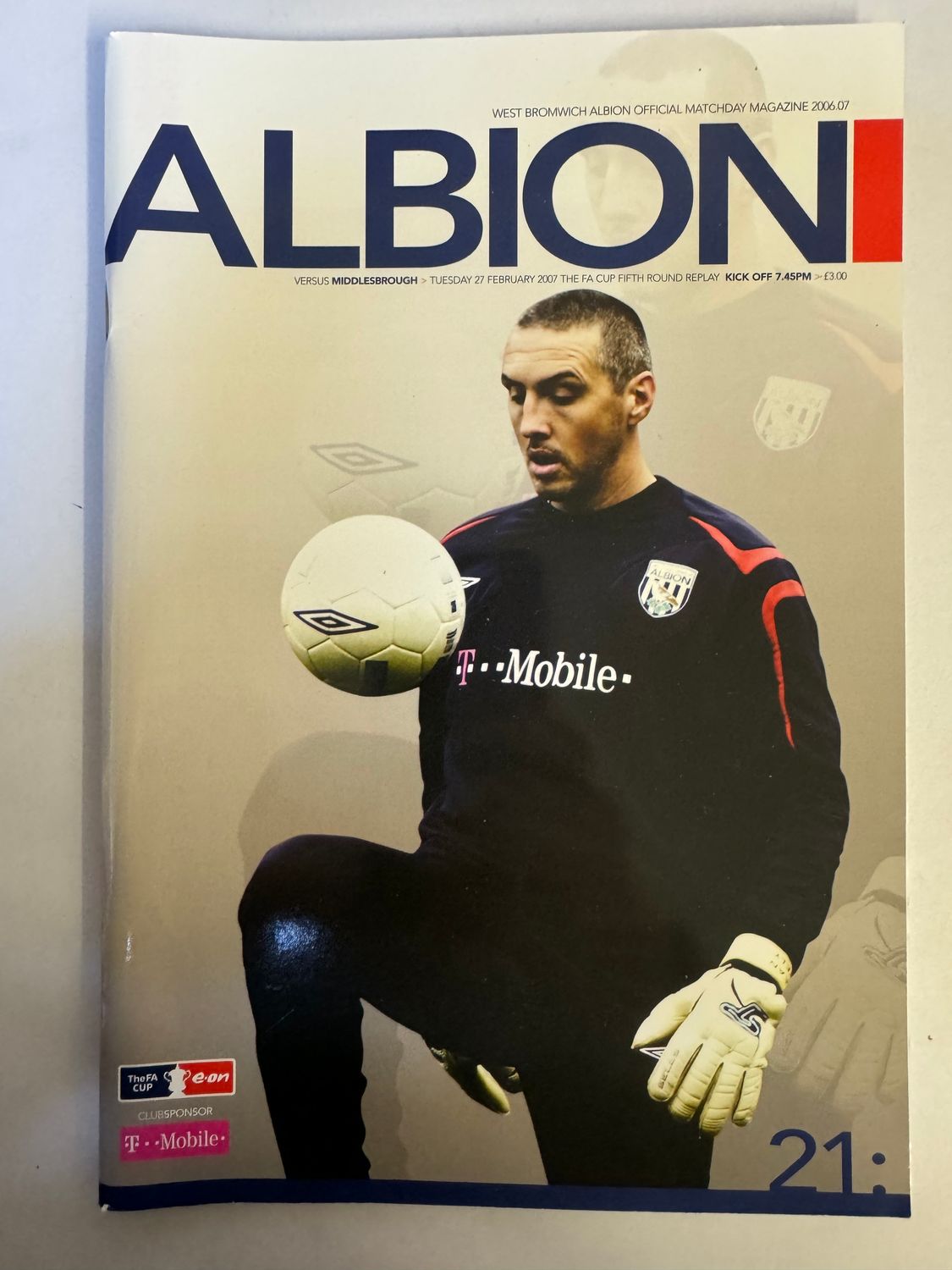 WBA v Middlesbrough 27/2/07
