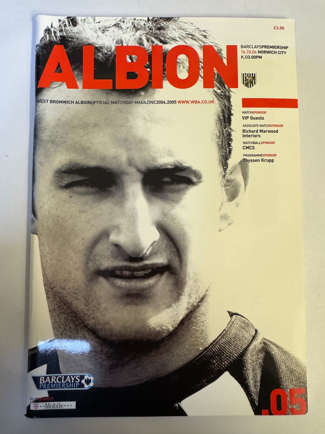 WBA v Norwich 16/10/04
