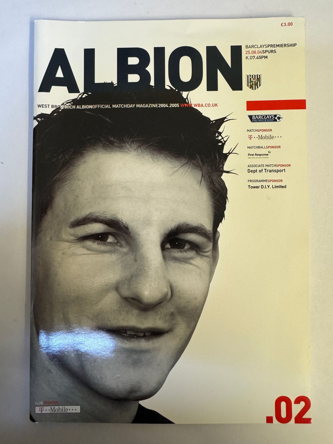 WBA v Tottenham Hotspur 25/8/04