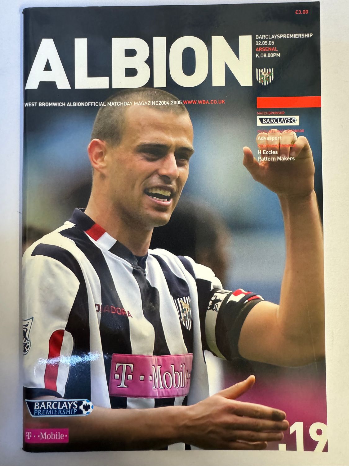 WBA v Arsenal 2/5/05