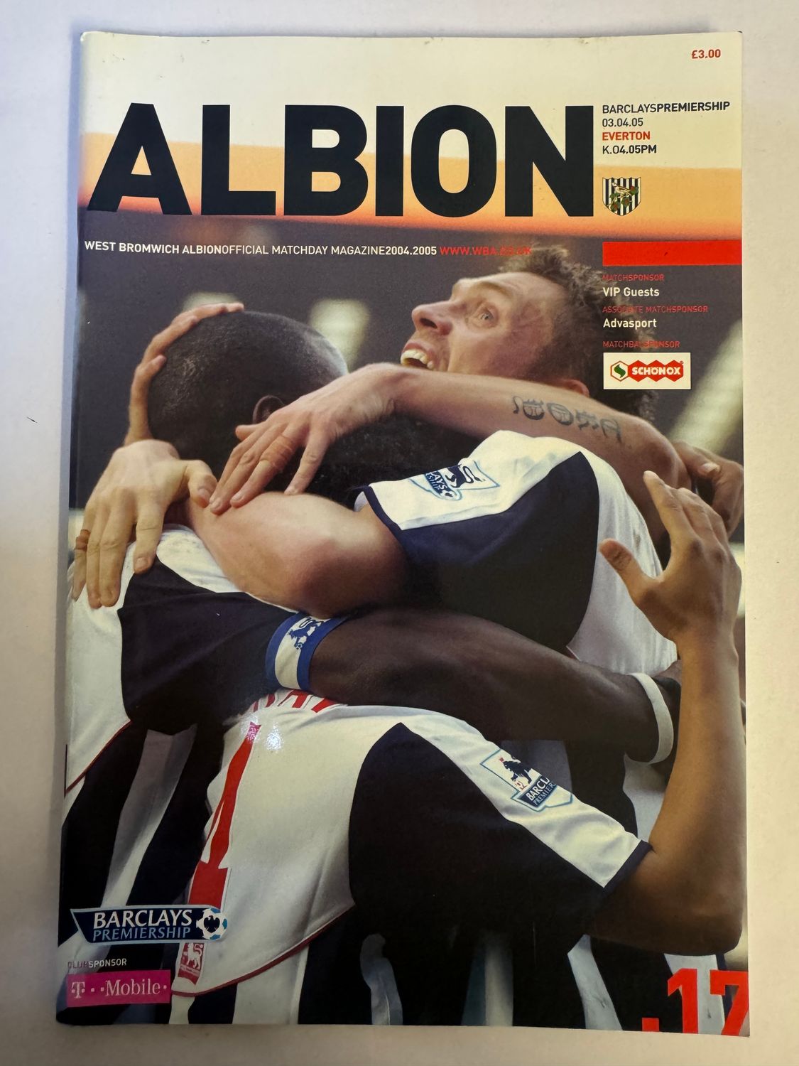 WBA v Everton 3/4/05