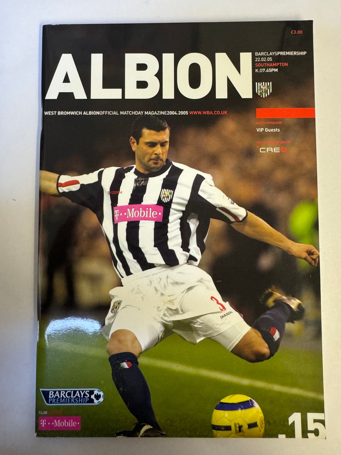 WBA v Southampton 22/2/05