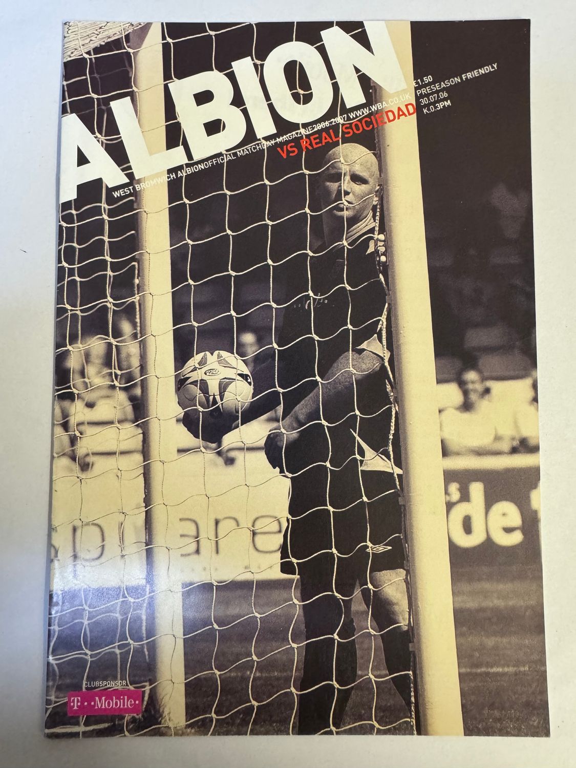 WBA v Real Sociedad 30/7/06