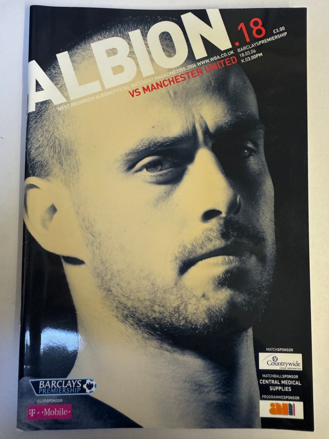 WBA v Manchester United 18/3/06
