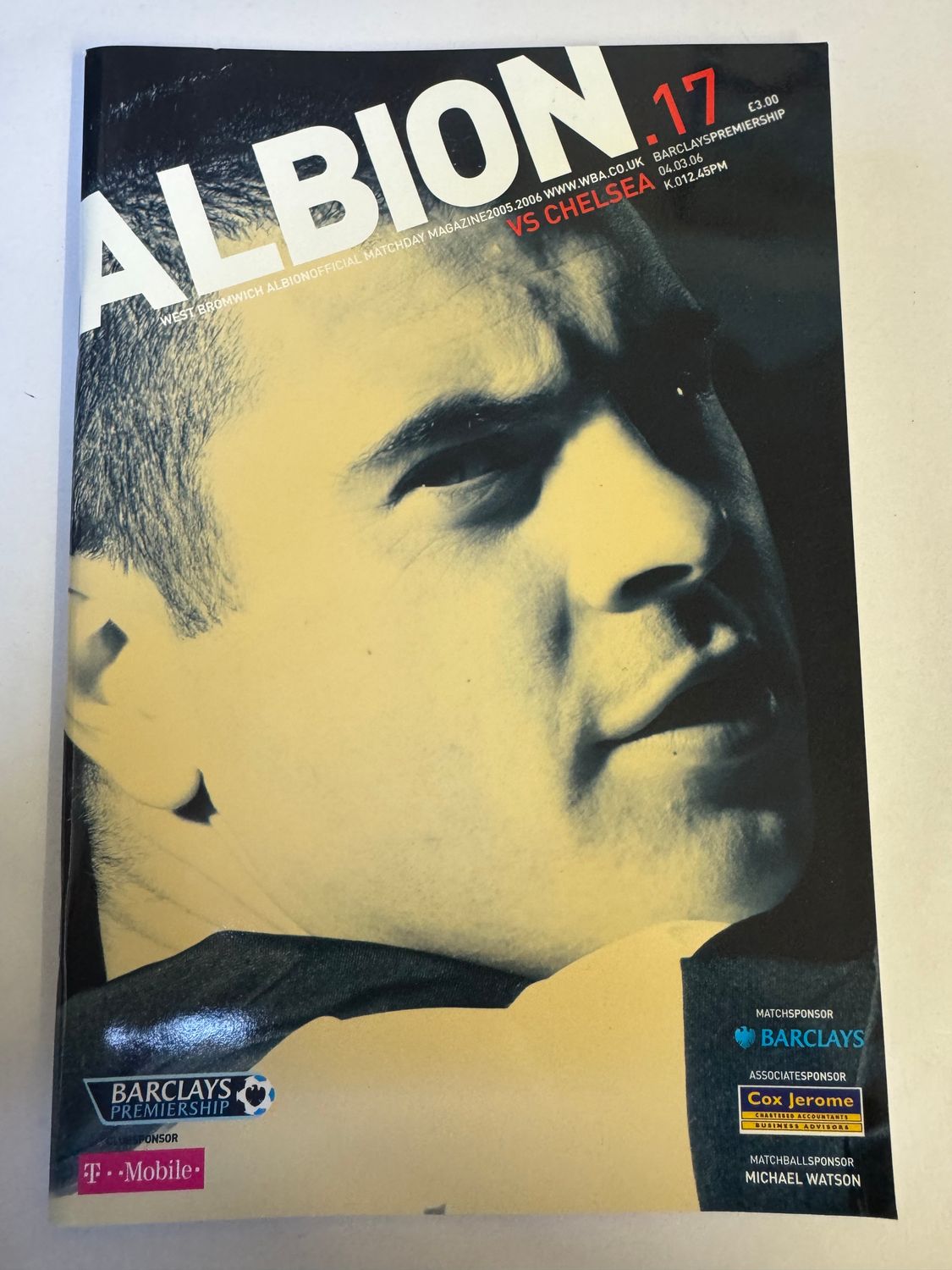 WBA v Chelsea 4/3/06