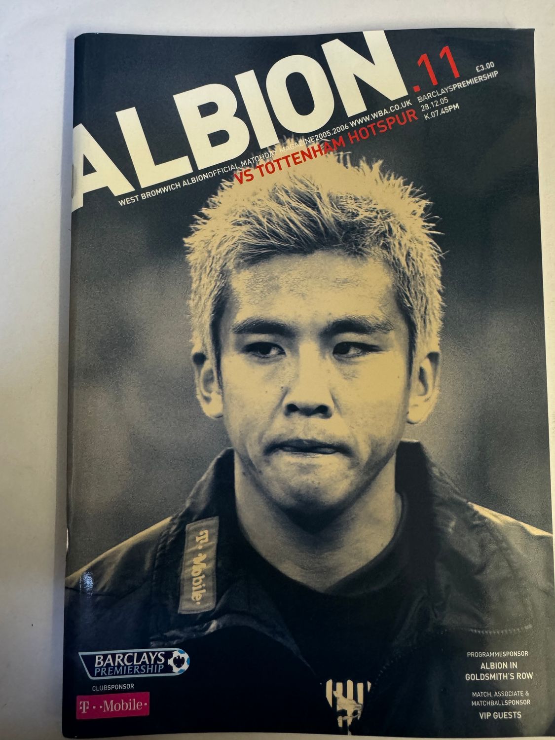 WBA v Tottenham Hotspur 28/12/05