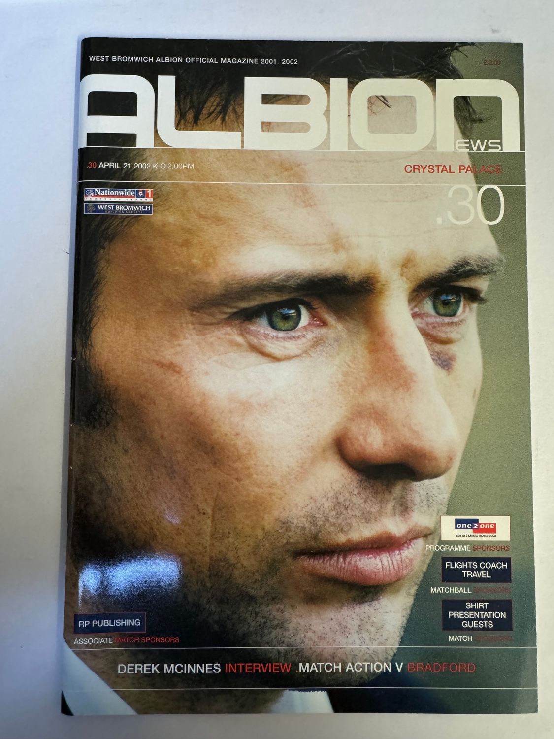 WBA v Crystal Palace 21/4/02
