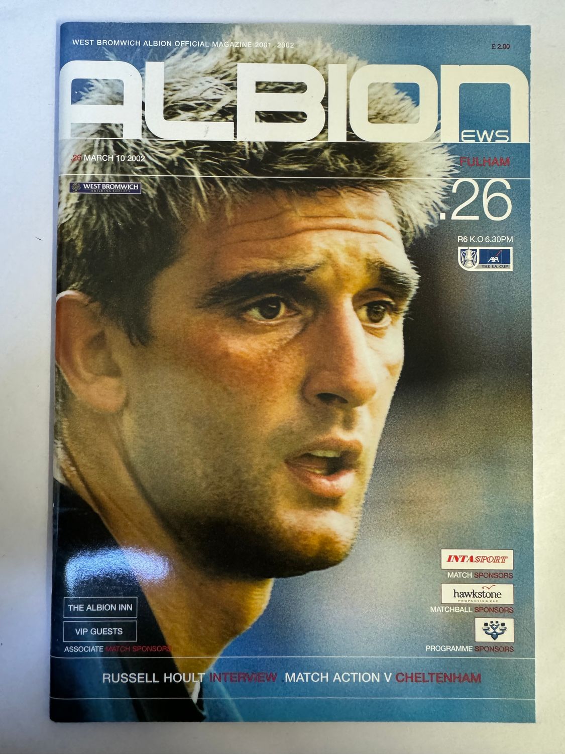 WBA v Fulham 10/3/02