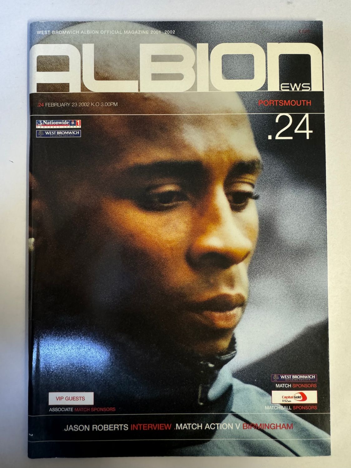 WBA v Portsmouth 23/2/02