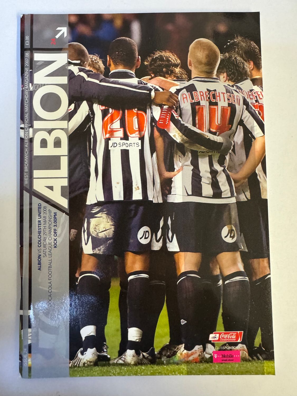 WBA v Colchester Utd 29/3/08