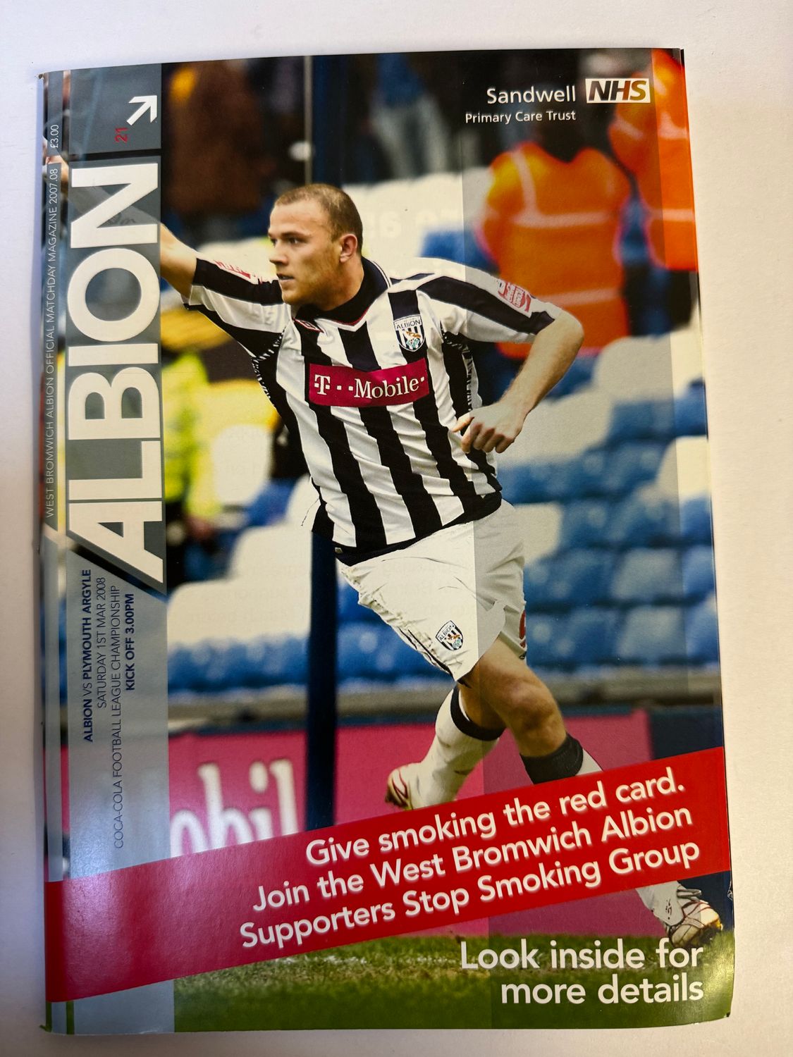 WBA v Plymouth 1/3/08