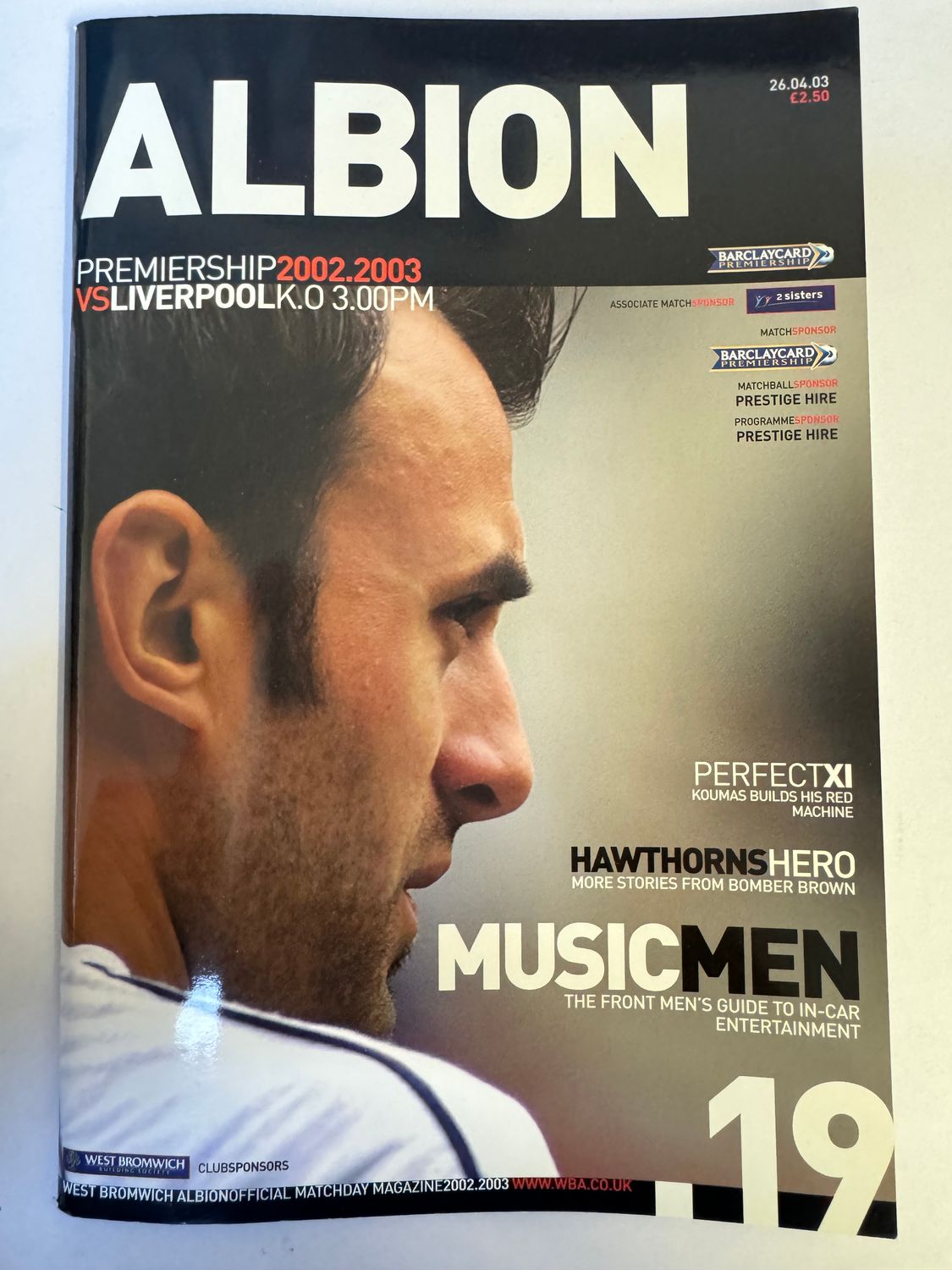 WBA v Liverpool 26/4/03
