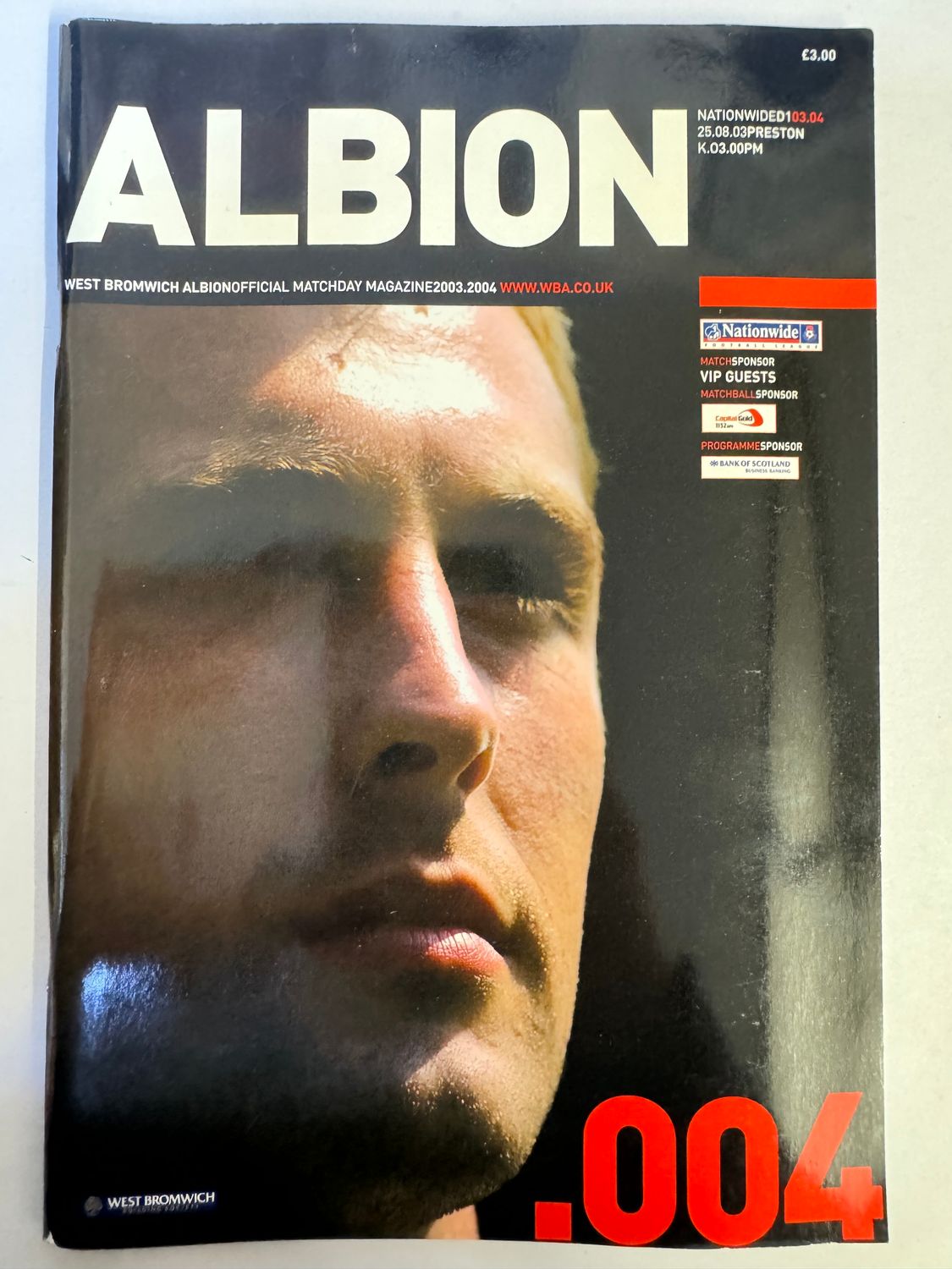 WBA v PNE 25/8/03