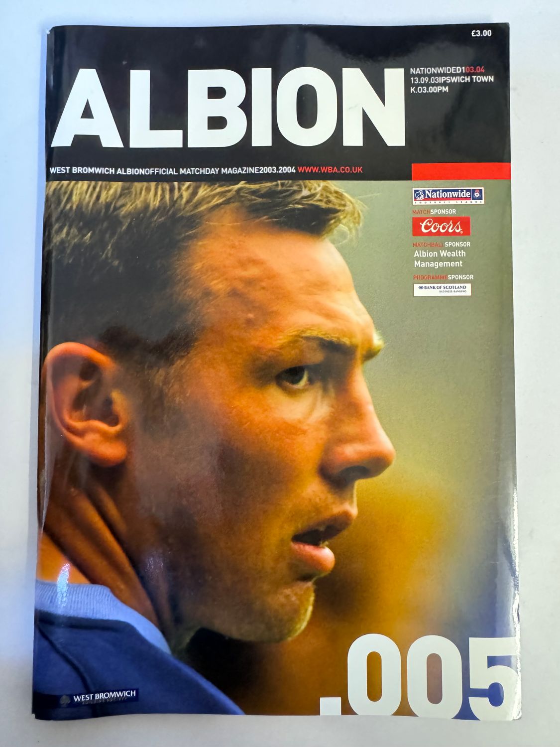 WBA v Ipswich 13/9/03