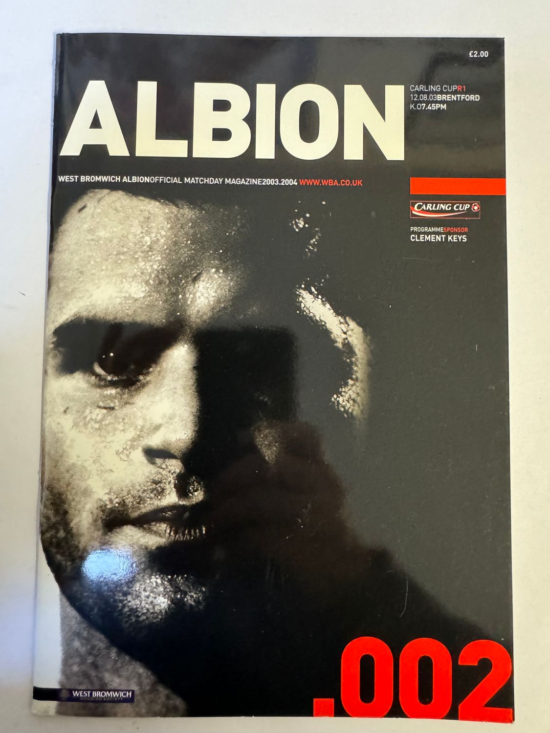 WBA v Brentford 12/8/03