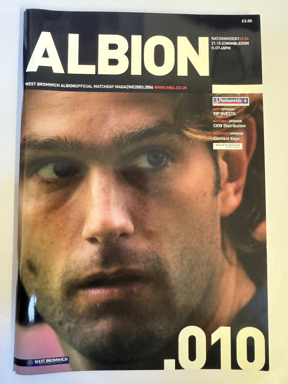 WBA v Wimbledon 21/10/03