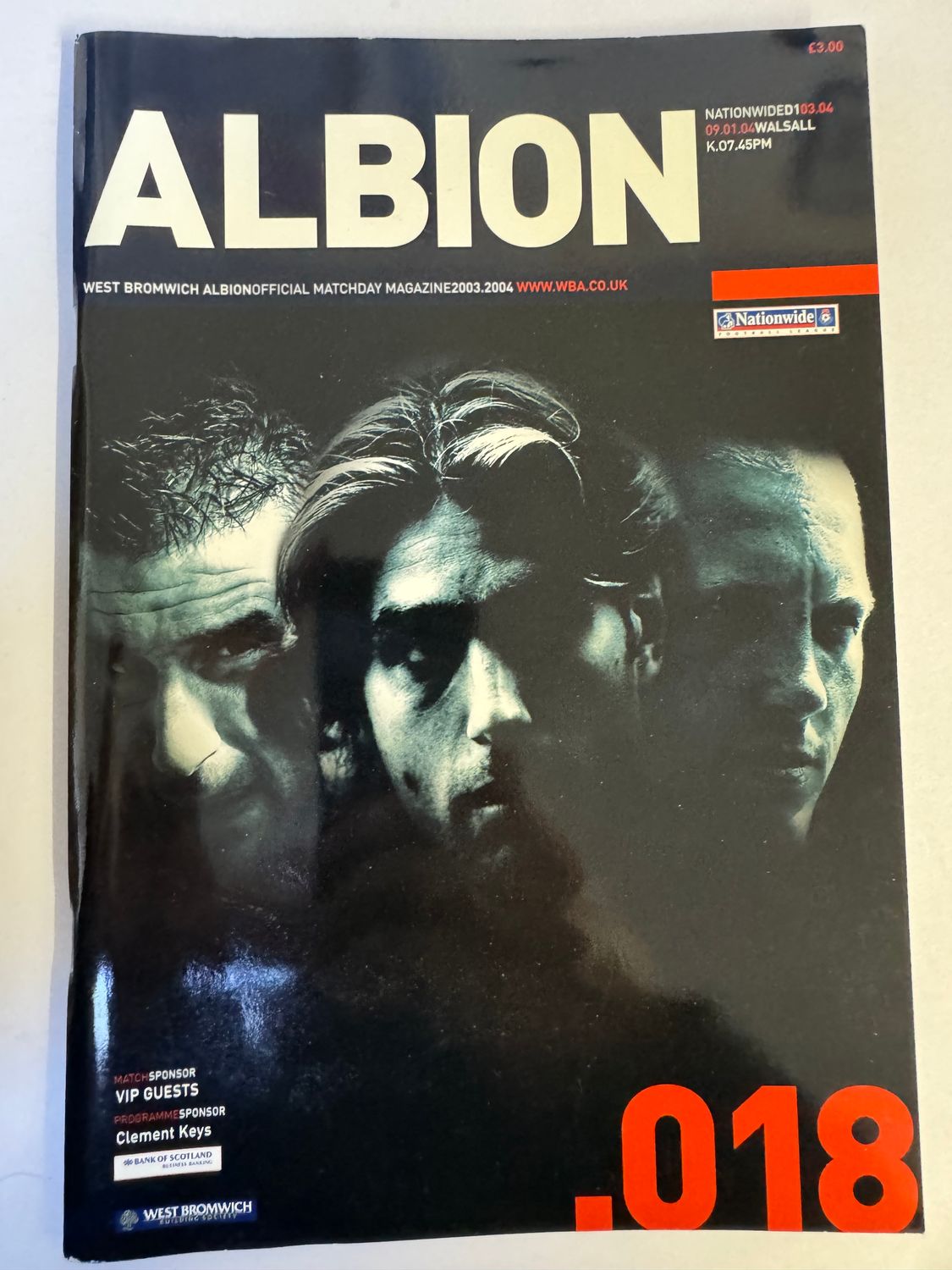 WBA v Walsall 9/1/04