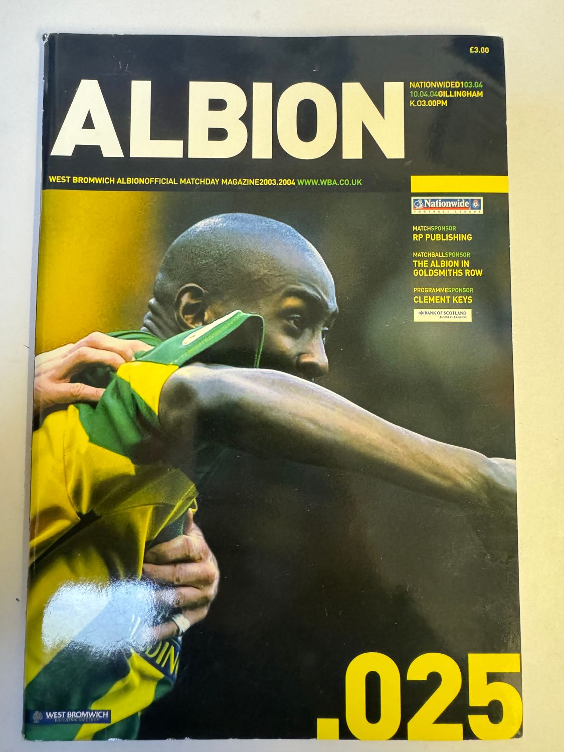 WBA v Gillingham 10/4/04