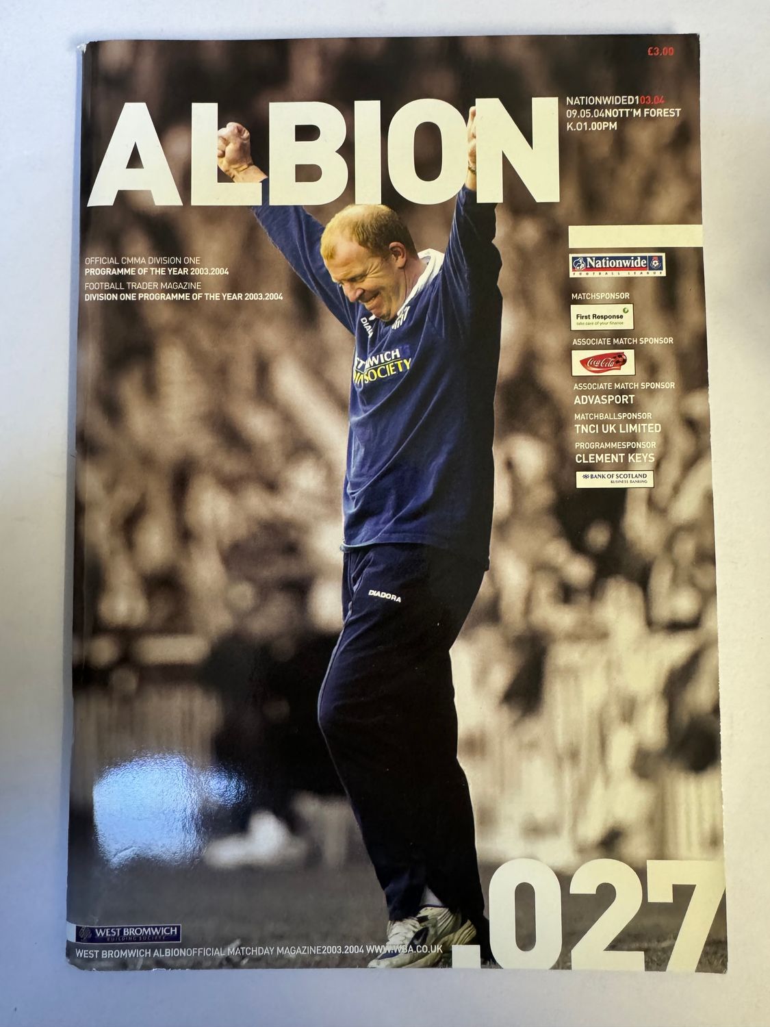 WBA v Nottingham Forest 9/5/04