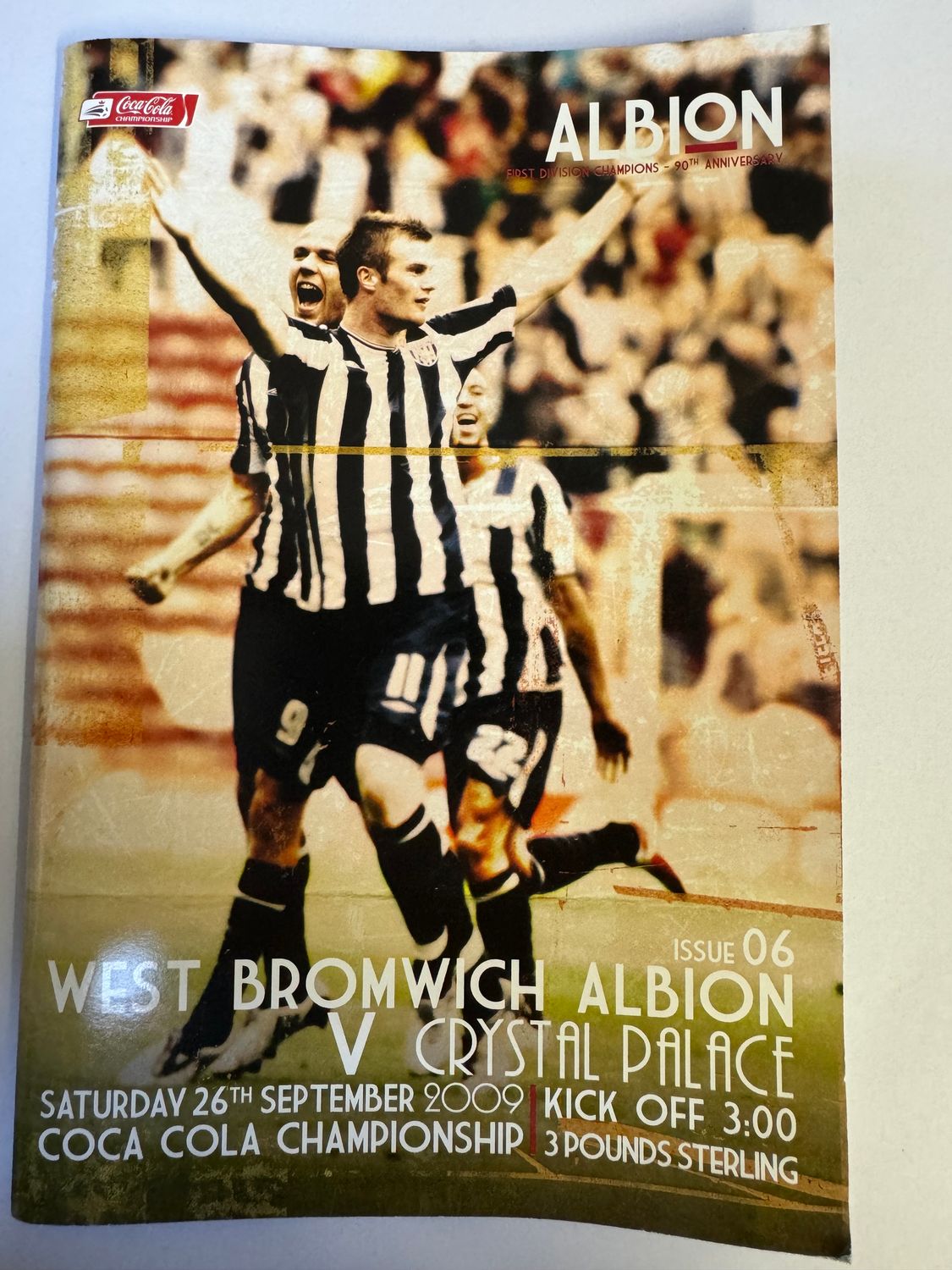 WBA v Crystal Palace 26/9/09