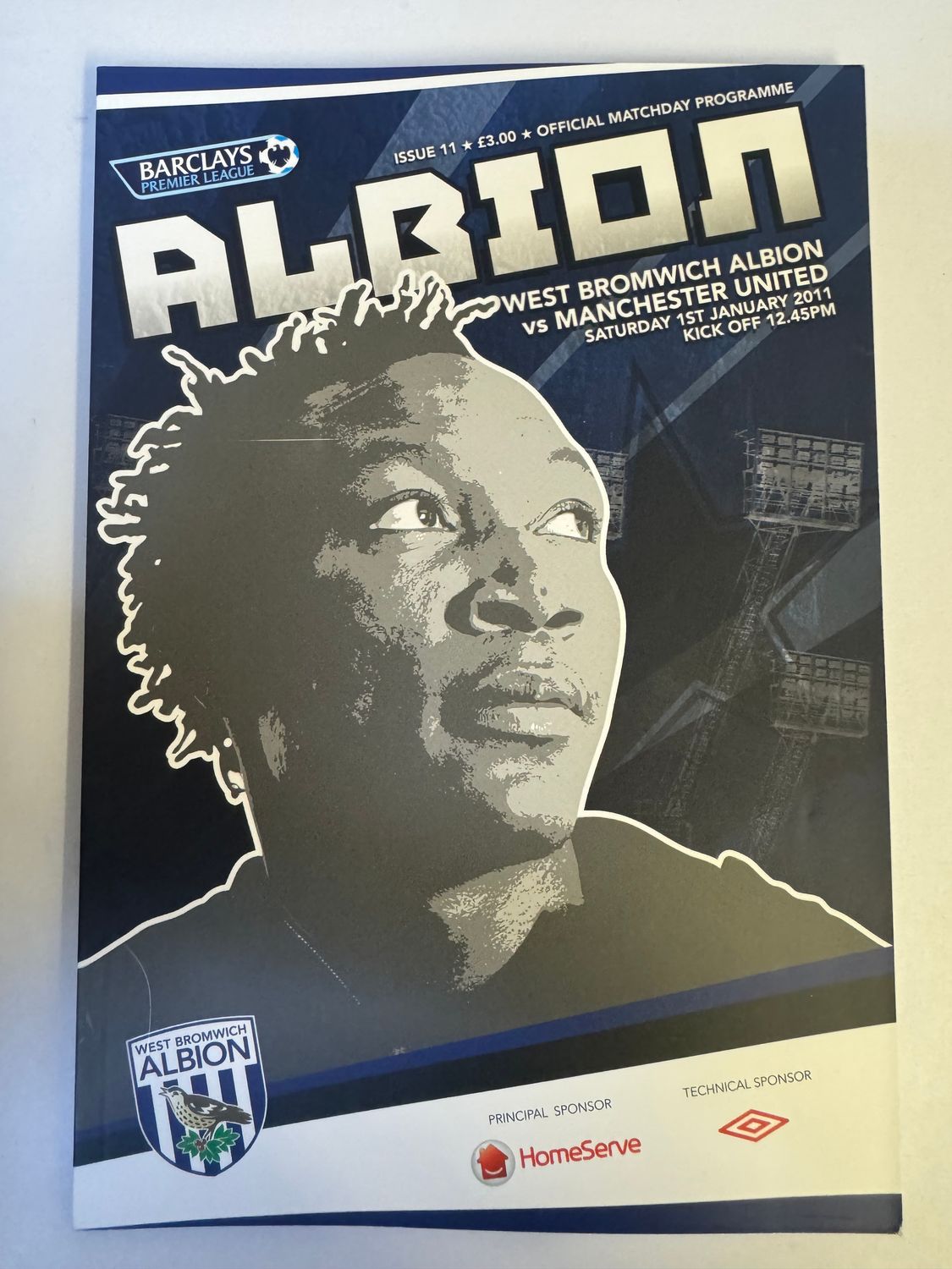 WBA v Manchester United 1/1/11