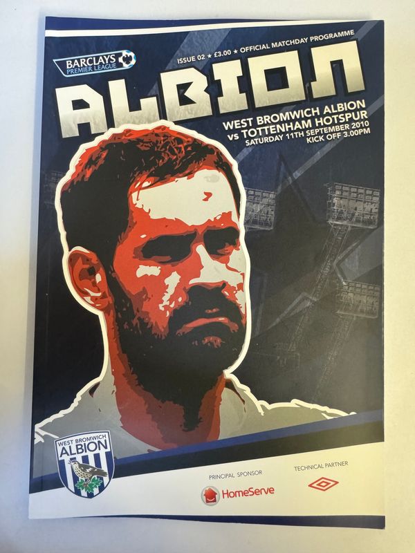 WBA v Tottenham Hotspur 11/9/10