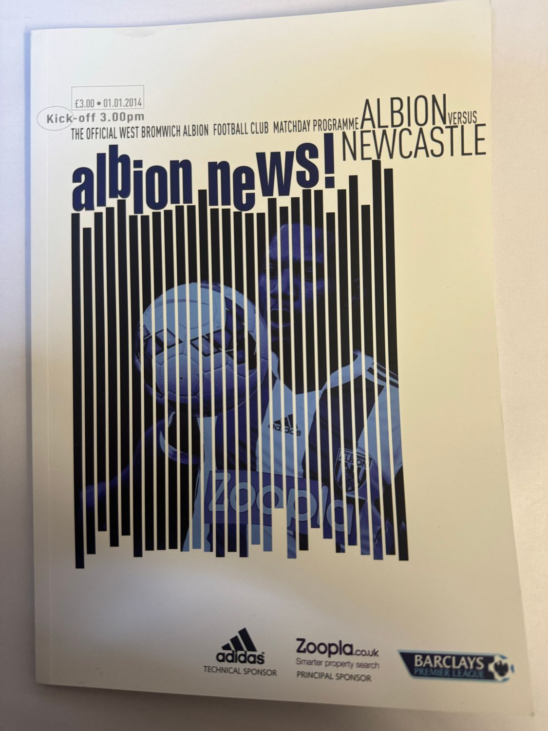WBA v Newcastle 1/1/14