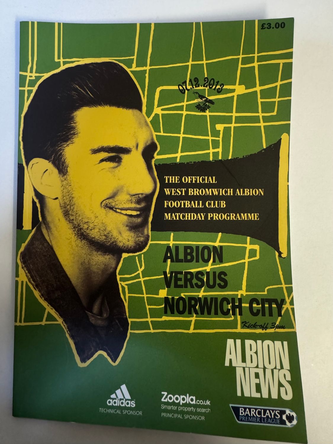 WBA v Norwich City 7/12/13