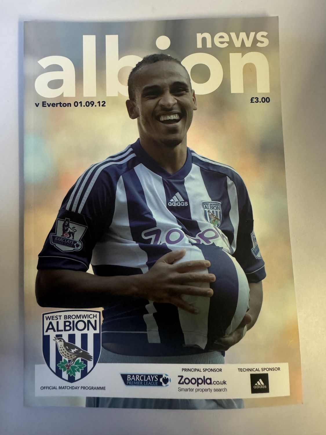 WBA v Everton 1/9/12