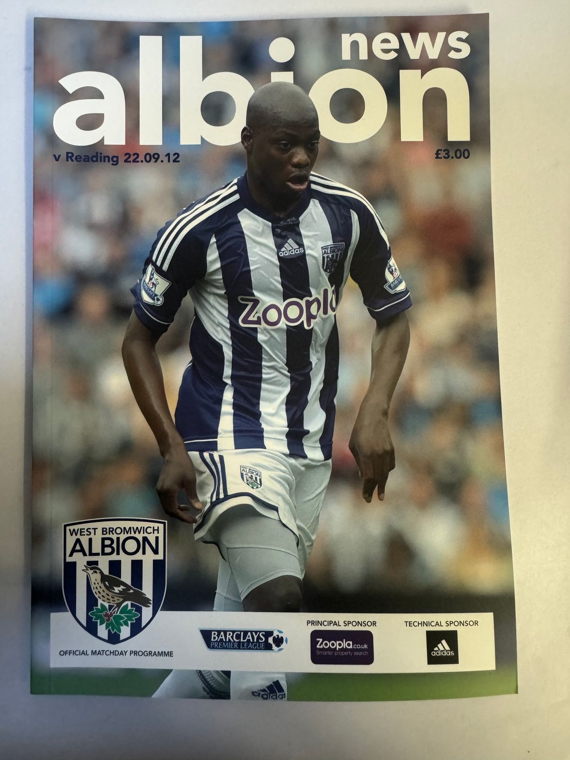 WBA v Reading 22/9/12