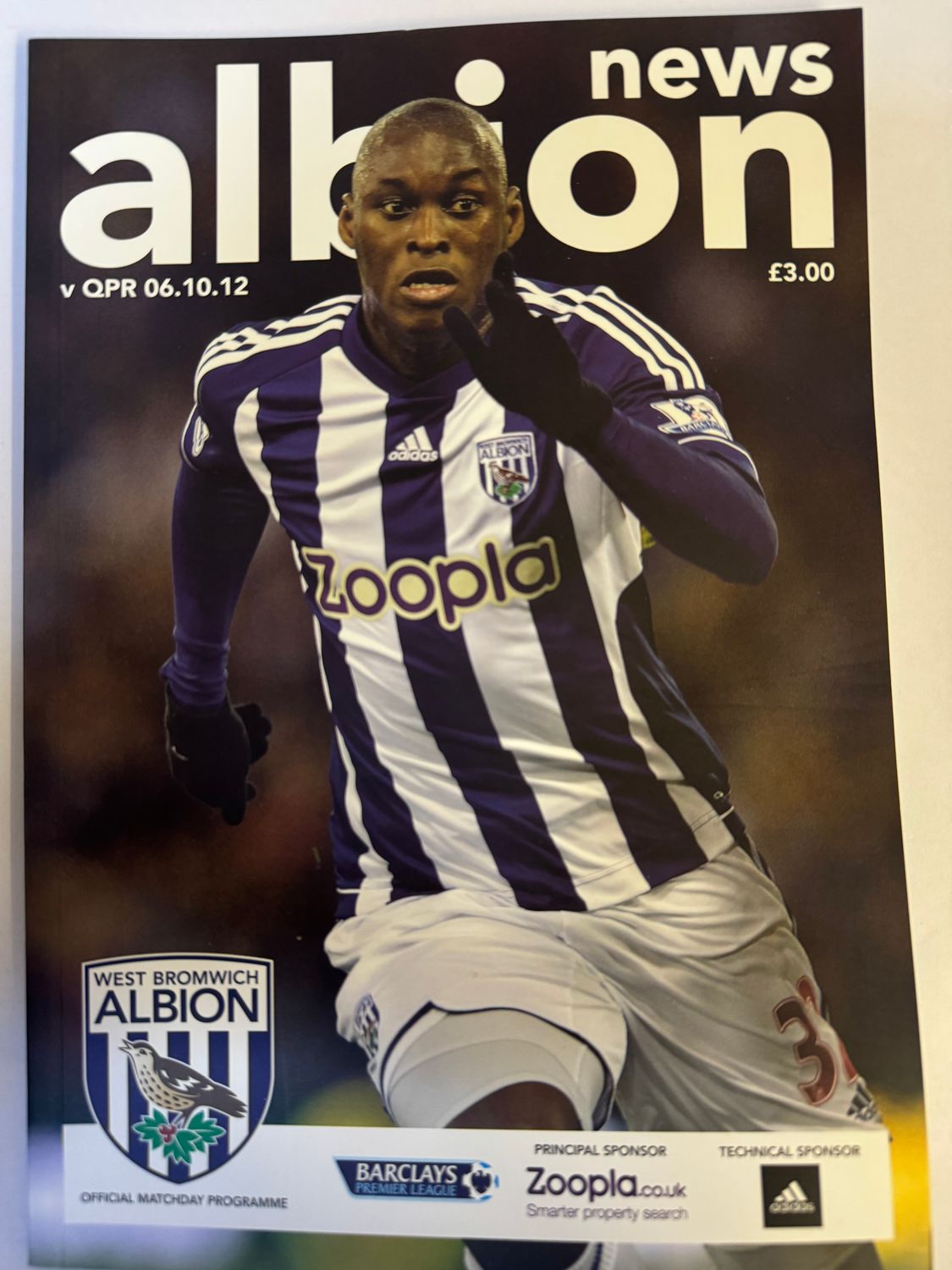 WBA v QPR 6/10/12