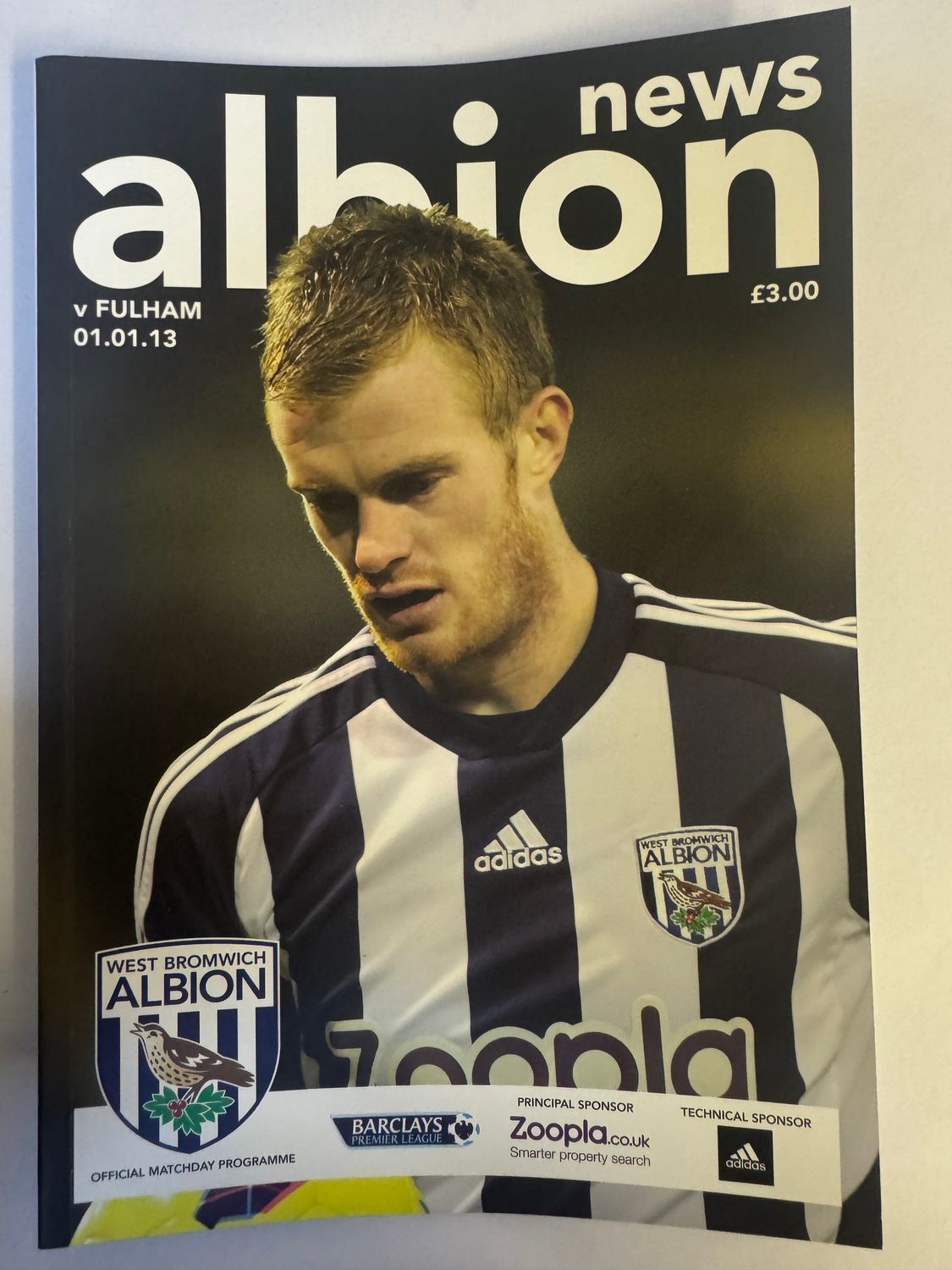 WBA v Fulham 1/1/13