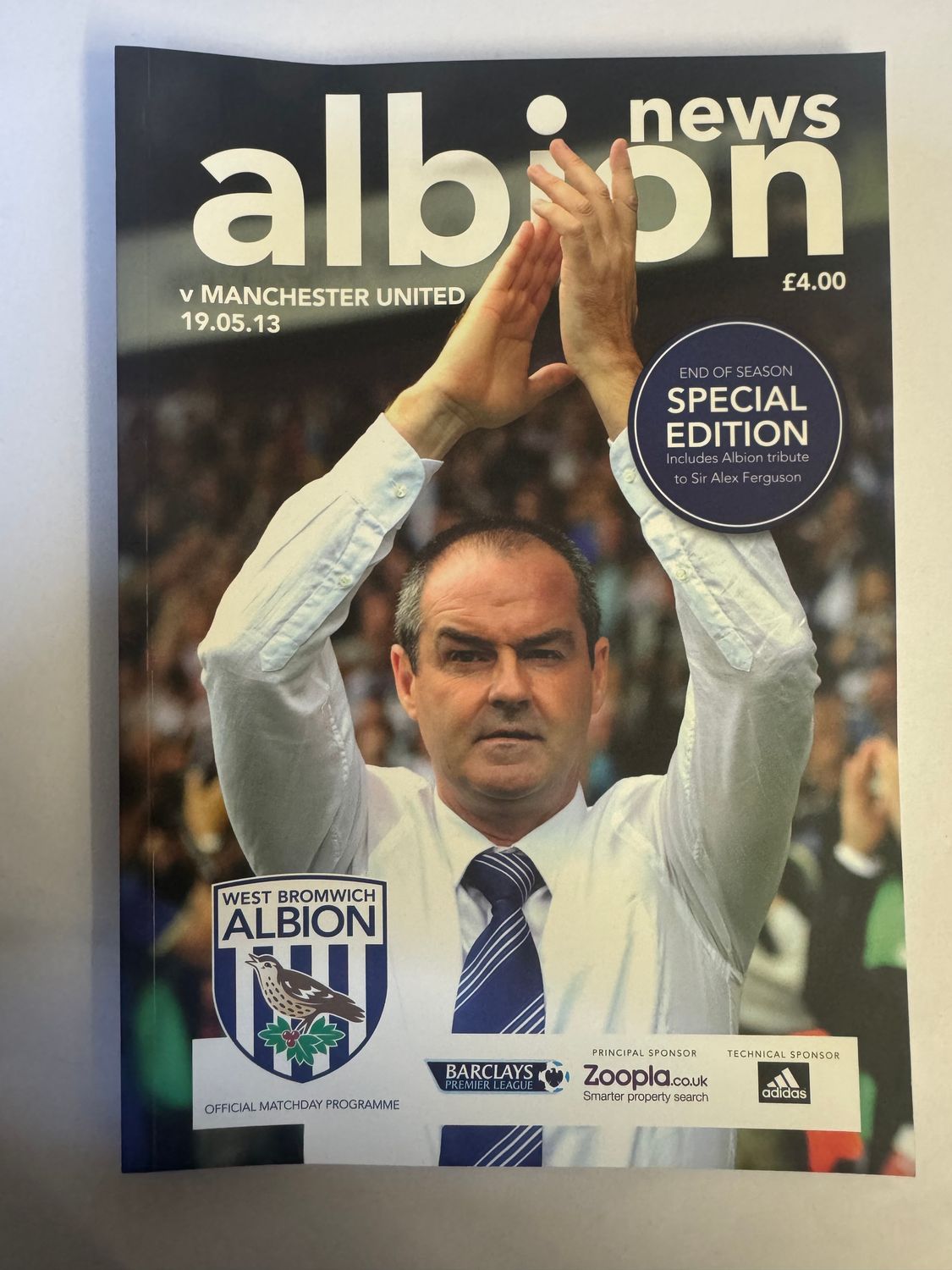 WBA v Manchester United 19/5/13