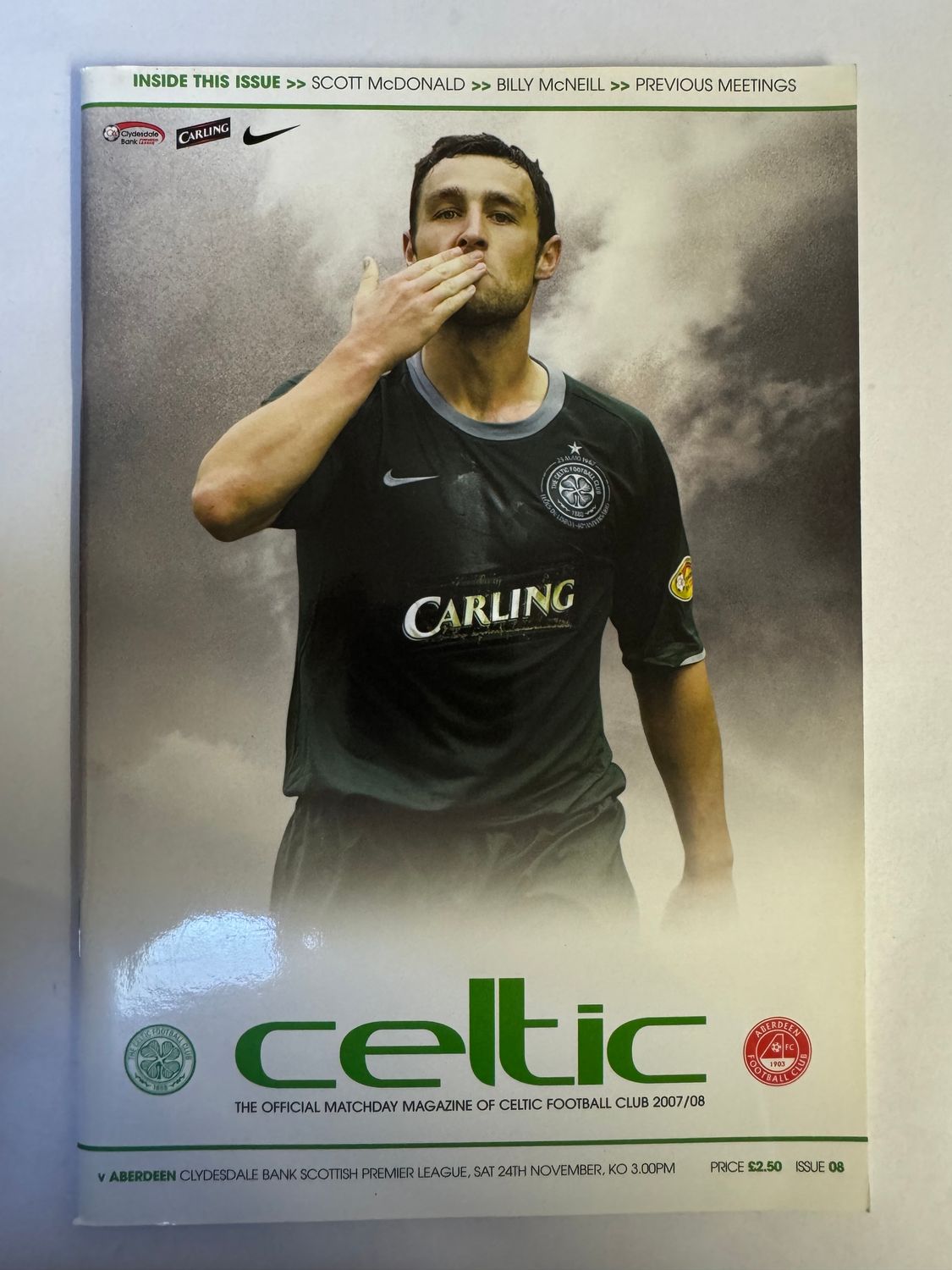 Celtic v Aberdeen - 24/11/07