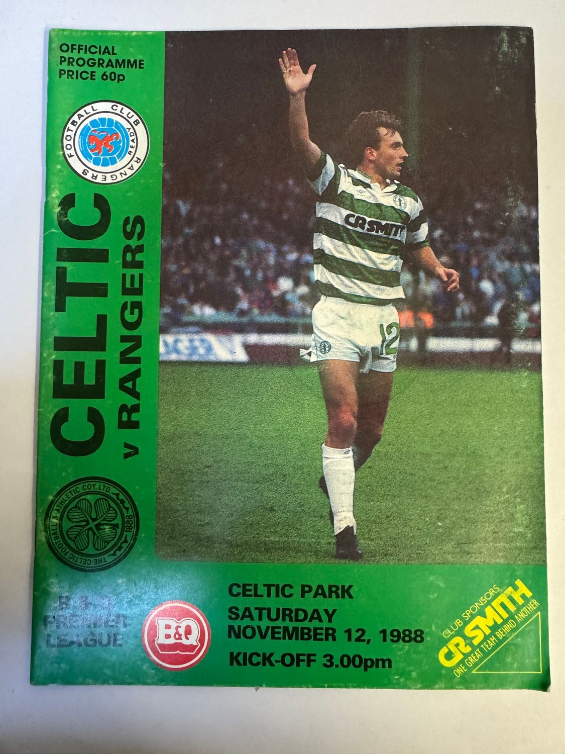 Celtic v Rangers - 12/11/88