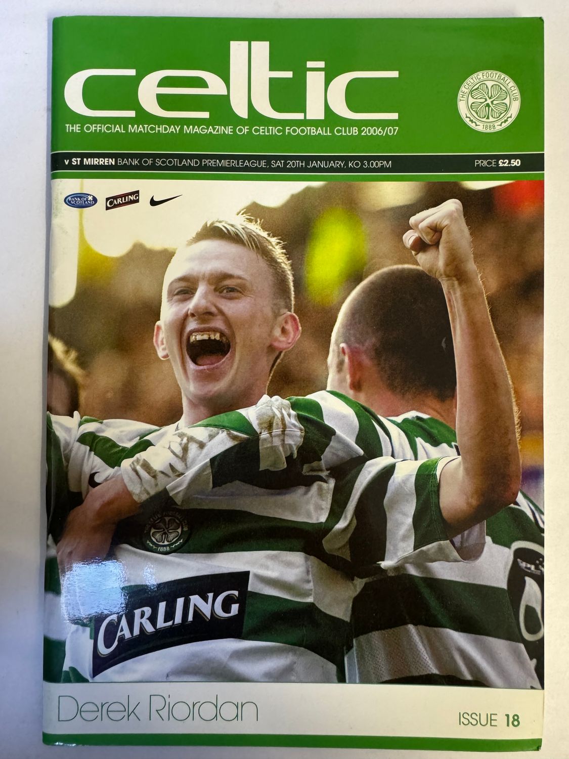 Celtic v St Mirren - 20/1/07