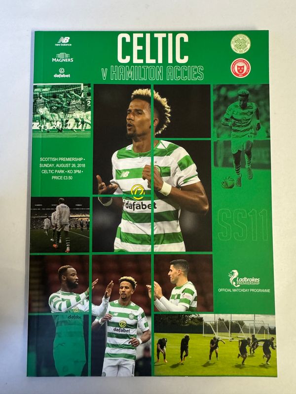 Celtic v Hamilton - 26/08/18