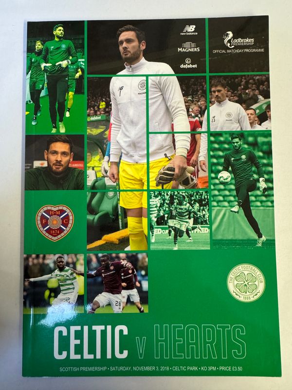 Celtic v Hearts - 3/11/18