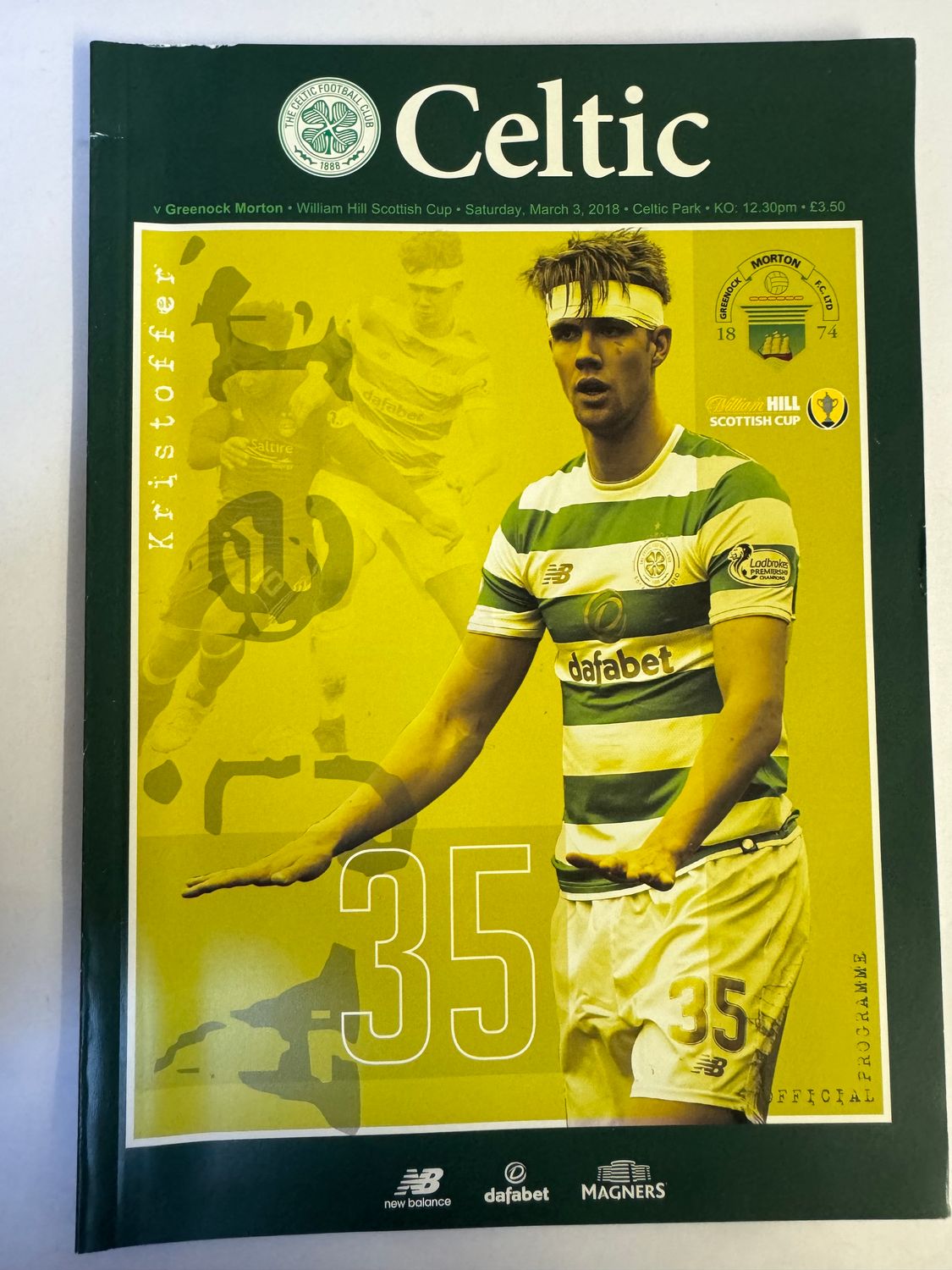 Celtic v Morton - 3/3/18